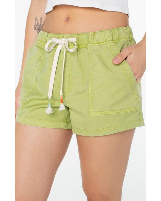 Roxy Green Lil Trooper Drawstring Shorts