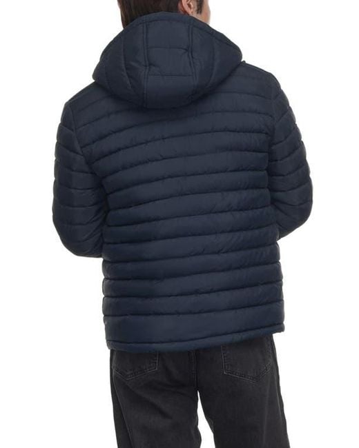 Rokka&Rolla Blue Midweight Puffer Jacket for men
