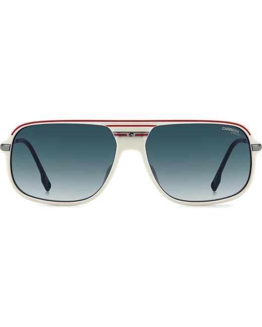 Carrera Blue C Sport 62Mm Oversize Gradient Rectangular Sunglasses for men