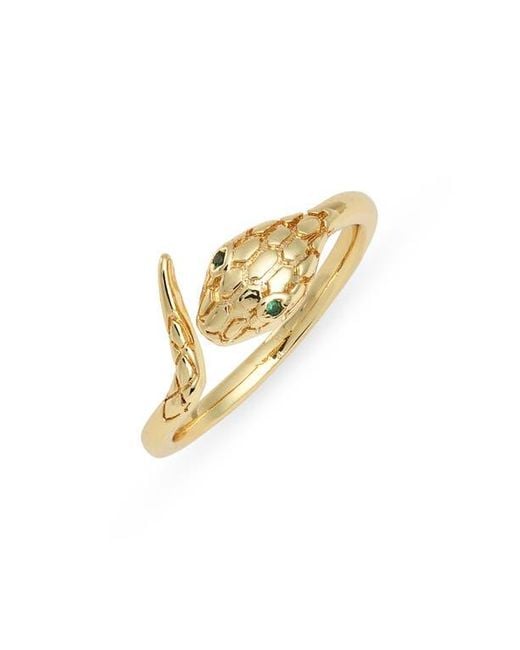 Child Of Wild Metallic Sahara Snake Cubic Zirconia Ring
