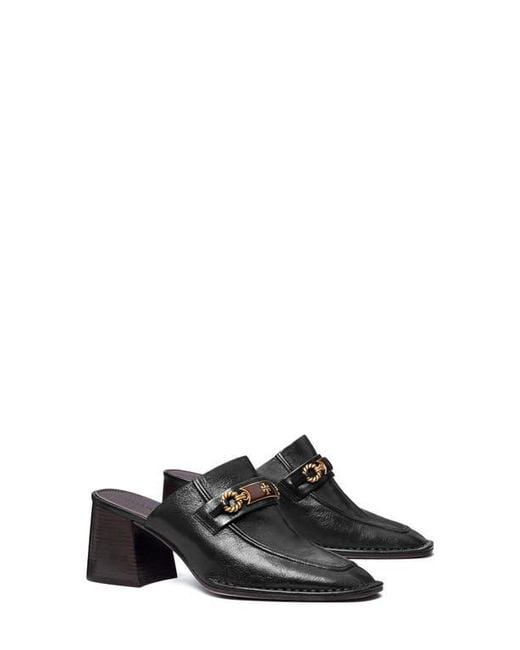 Tory Burch Black Perrine Mule
