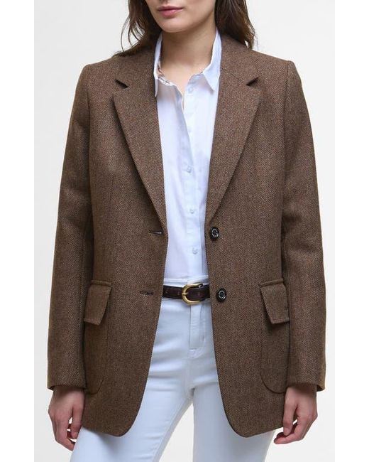 Barbour Brown Elm Wool Jacket
