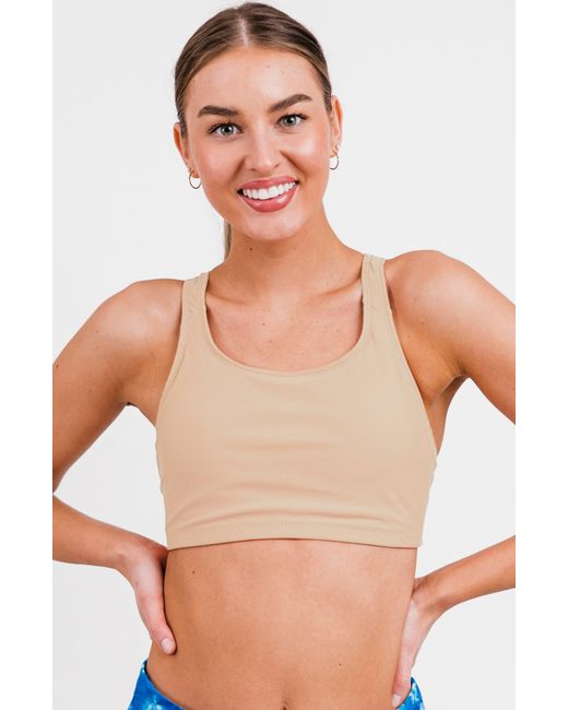 Calypsa Multicolor Racerback Swim Bra