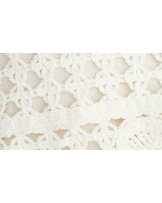 Talisman the Label Natural Pixie Open Stitch Top