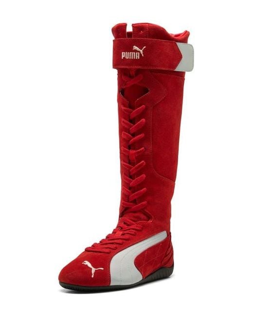 PUMA Red Speedcat Sneaker Boot