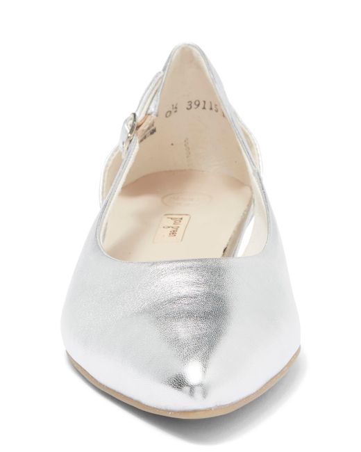 Paul Green White Tyra Pointed Toe Flat