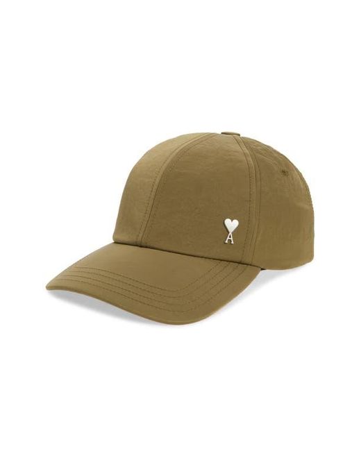 Ami Paris Ami De Coeur Baseball Cap in Green for Men | Lyst