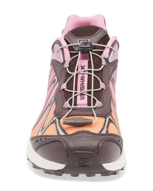 Salomon Pink Gender Inclusive Xt-Whisper Sneaker