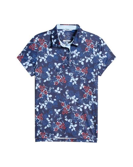 Swannies Blue Darci Performance Polo