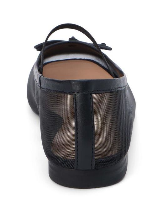 Matisse Black Bronx Mesh Ballerina Flat