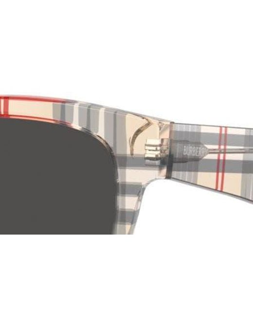 Burberry Multicolor 54mm Round Sunglasses