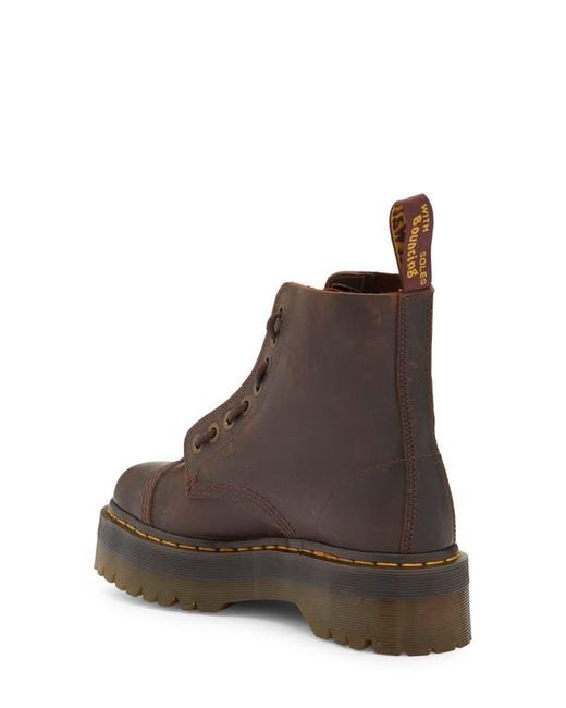 Dr. Martens Brown Sinclair Platform Bootie