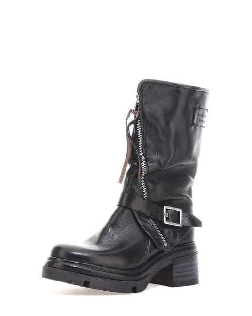 A.s.98 Black Emory Lug Sole Boot