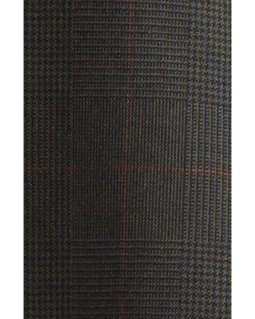 Sacai Black Glen Check Mixed Media Button-Up Shirt