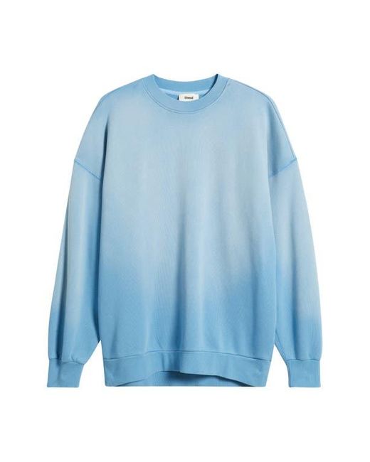 Elwood Blue Core Oversize Crewneck Sweatshirt for men