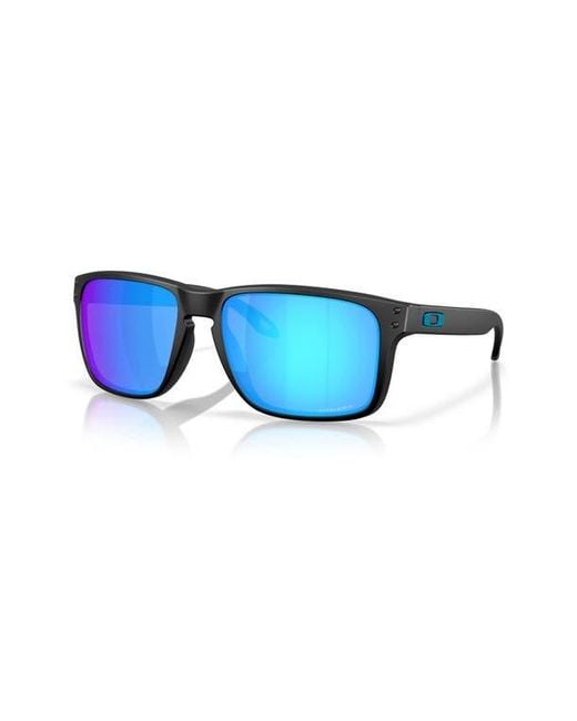 Oakley Blue 61Mm Rectangular Sunglasses for men