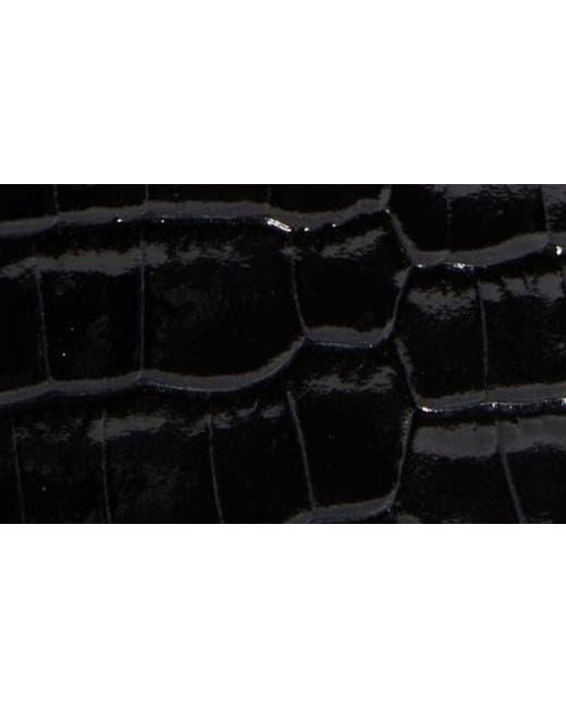 Christian Louboutin Black Mooncrest Lizard Embossed Leather Card Case for men