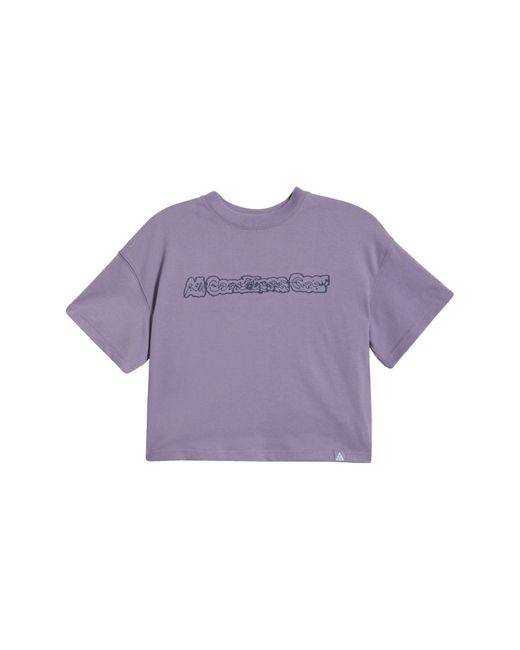 Nike Purple Dri-fit Adv Oversize Graphic T-shirt