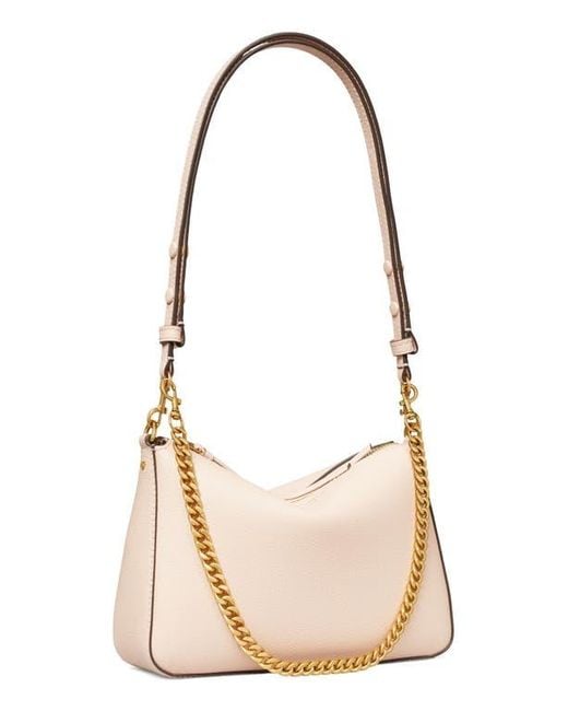 Tory Burch Natural Small Perry Leather Shoulder Bag