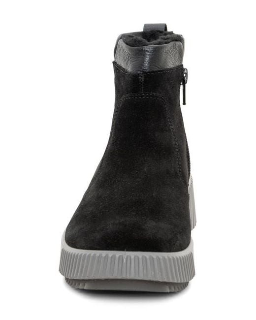 Ara Black Dahlia Waterproof Faux Fur Lined Sneaker