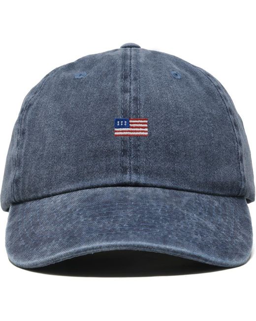 Alix Blue Usa Flag Dad Cap for men