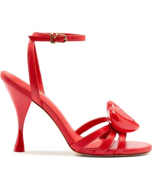 Larroude Red Amore Sandal