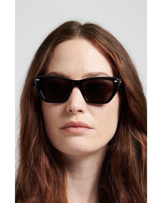 Carrera Black 52Mm Rectangular Sunglasses