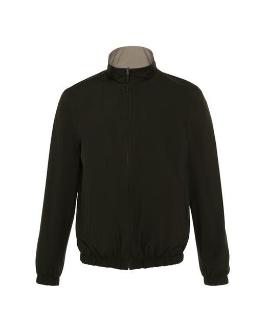 Gorski Black Reversible Zip Jacket for men