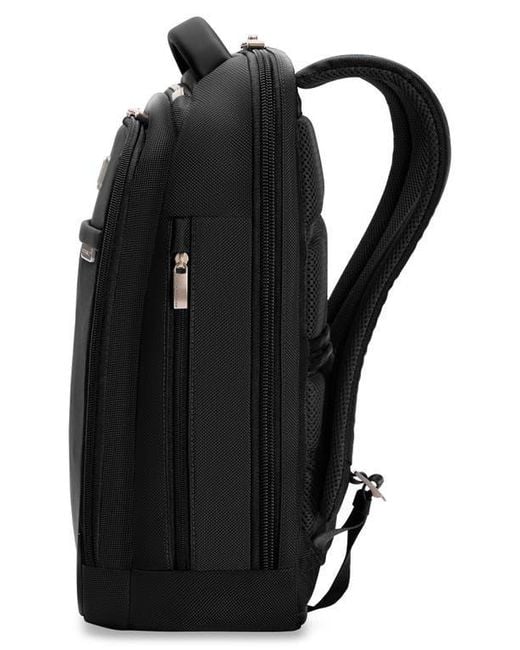 Briggs & Riley Black @Work Slim Backpack