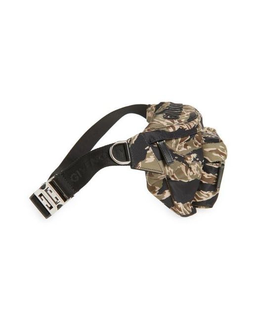 Givenchy Black Essential U Canvas Belt Bag for men
