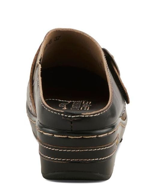 Spring Step Brown Sova Mule