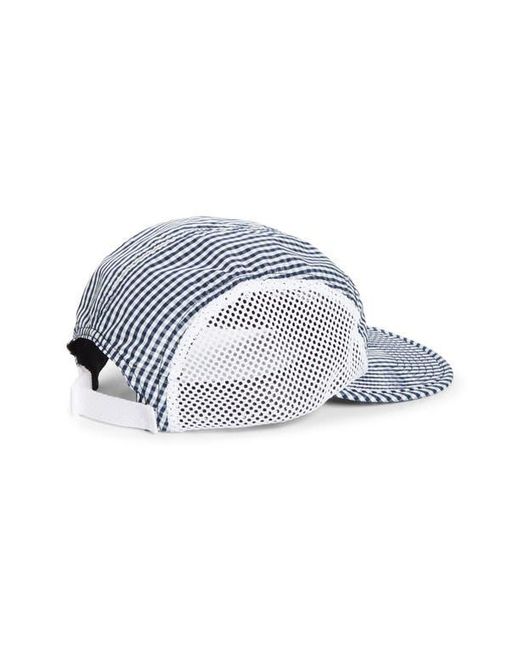 Noah NYC Blue Gingham Runner Baseball Cap for men