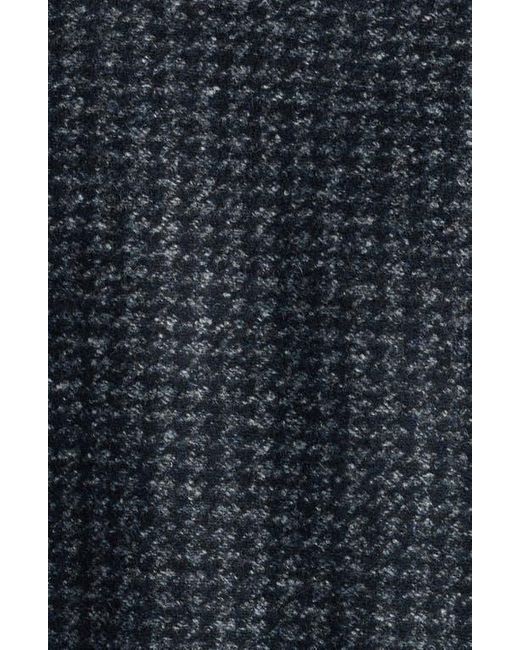 Reiss Black Packer Tweed Button-Up Jacket for men
