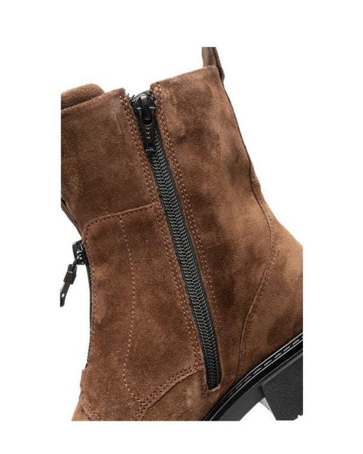 Ara Brown Deon Leather Bootie