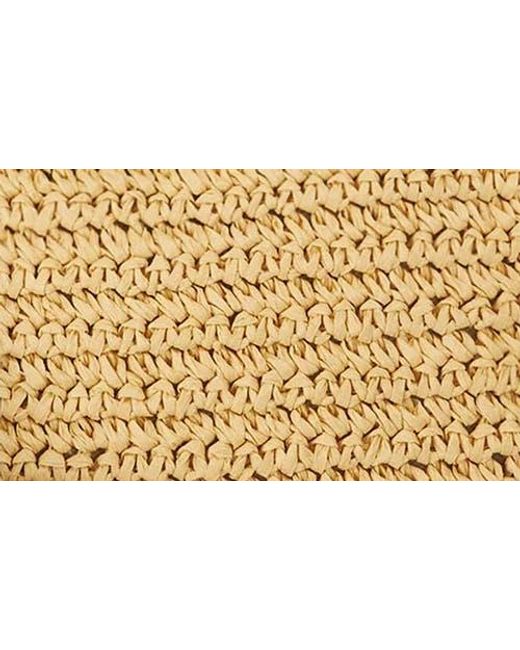 Dune Metallic Devotedly Raffia Satchel