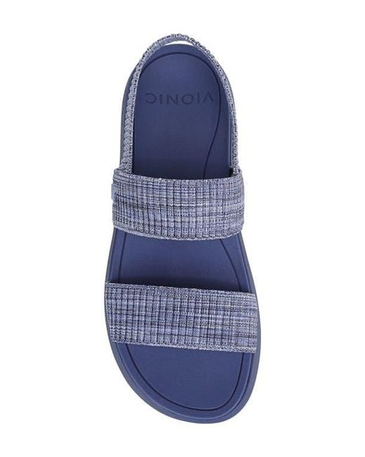 Vionic Blue The Sky Slide Sandal