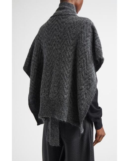 Missoni Gray Zigzag Sequin Poncho