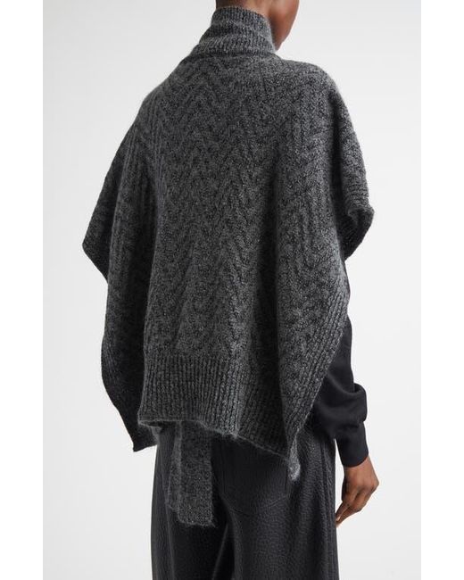 Missoni Gray Zigzag Sequin Poncho