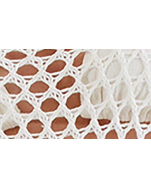 ViX White Nicole Crochet Cover-up Midi Dress
