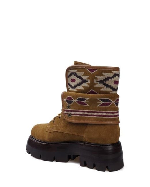 Zigi Brown Tenisha Platform Bootie