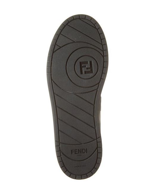 Fendi Gray Ff Match Sneaker for men