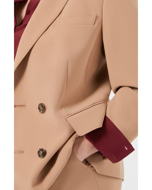 Marina Rinaldi Natural Fox Double Breasted Jacket