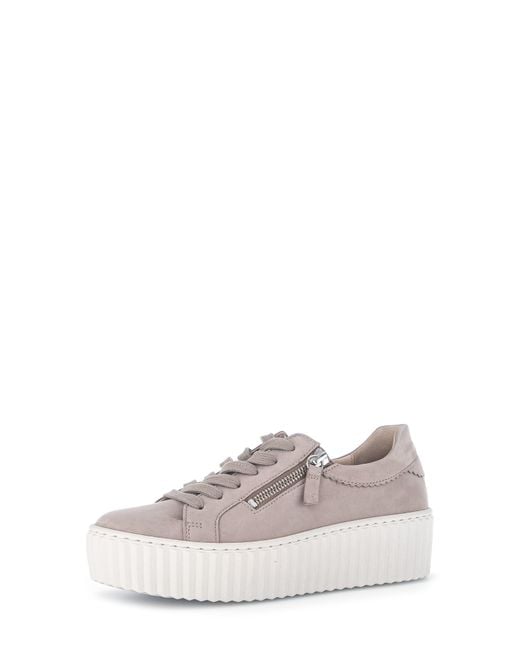 Gabor Gray 43.200 Platform Sneaker