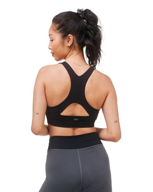 Rebody Active Black Swift Keyhole Racerback Cloudlux Bra