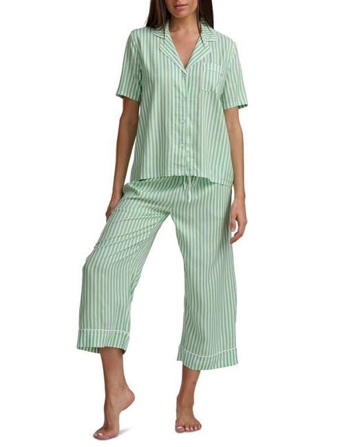Splendid Green Notch Collar Pajamas