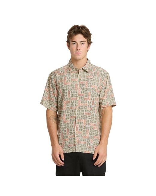 Quiksilver Gray Boca Shirt for men