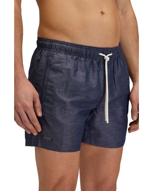 Sundek Blue Solid Swim Trunks for men