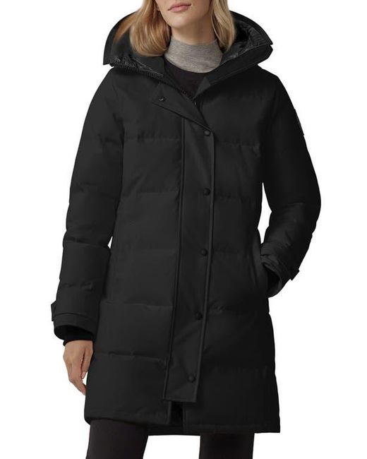 Canada Goose Black Shelburne Water Resistant 625 Fill Power Down Parka