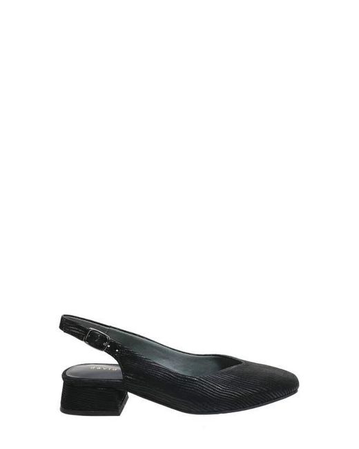 David Tate Multicolor Lizard-Embossed Slingback Block Heel Pumps