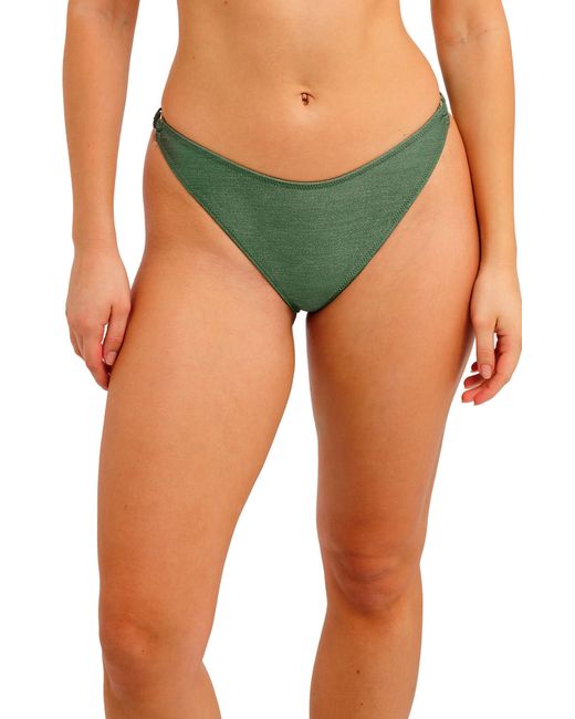 Freya Green Waves High Cut Bikini Bottoms